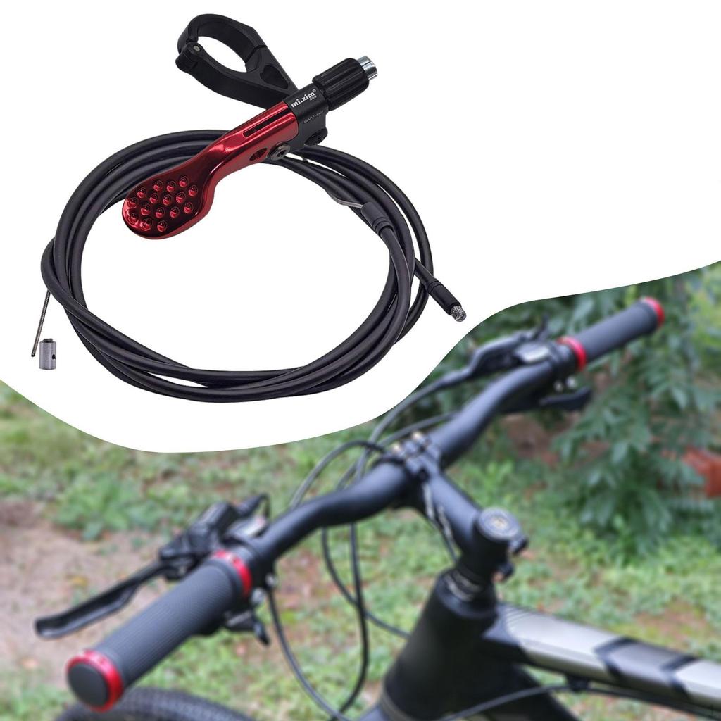 Bike Dropper Post Lever for External and Internal Routing Mountain Road Bikes