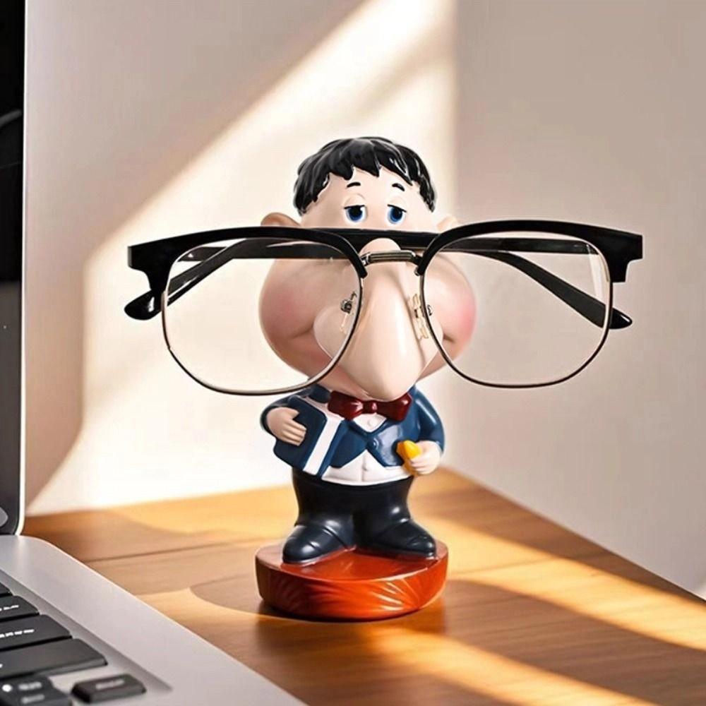 Nose Smile Design Eyeglass Rack Decorative Glasses Display Stand Eyeglass Holder  Office Desk