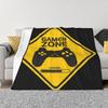 Gamer Zone Personalisierte Geschenkidee Eine ultraweiche Mikrofleece-Decke