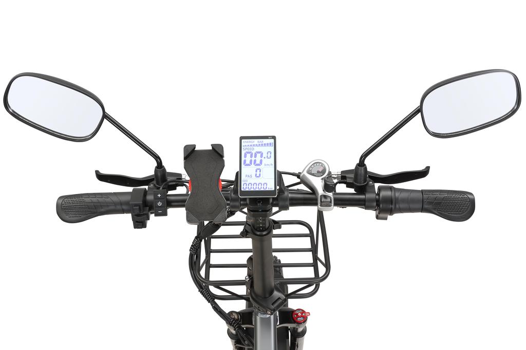 Bicicletta Elettrica SINOHON A20 Motore ad Alta Efficienza da 500W Batteria al Litio Rimovibile da 48V15.6Ah, Ideale per Spostamenti Urbani e Passeggiate Ricreative