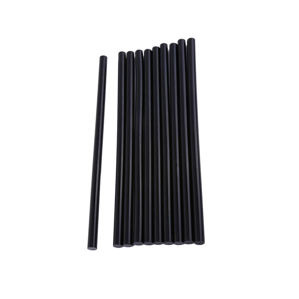 10Pcs black 7mm Celsius 11mm Hot Melt Glue Sticks For Electric Glue      Stick(7mm*200mm)