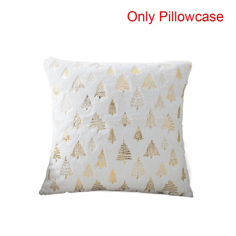Christmas Day Pillowcase Pillow core protection Short Cushion Slipcover Removable Pillow Case Protector Holiday Supplies