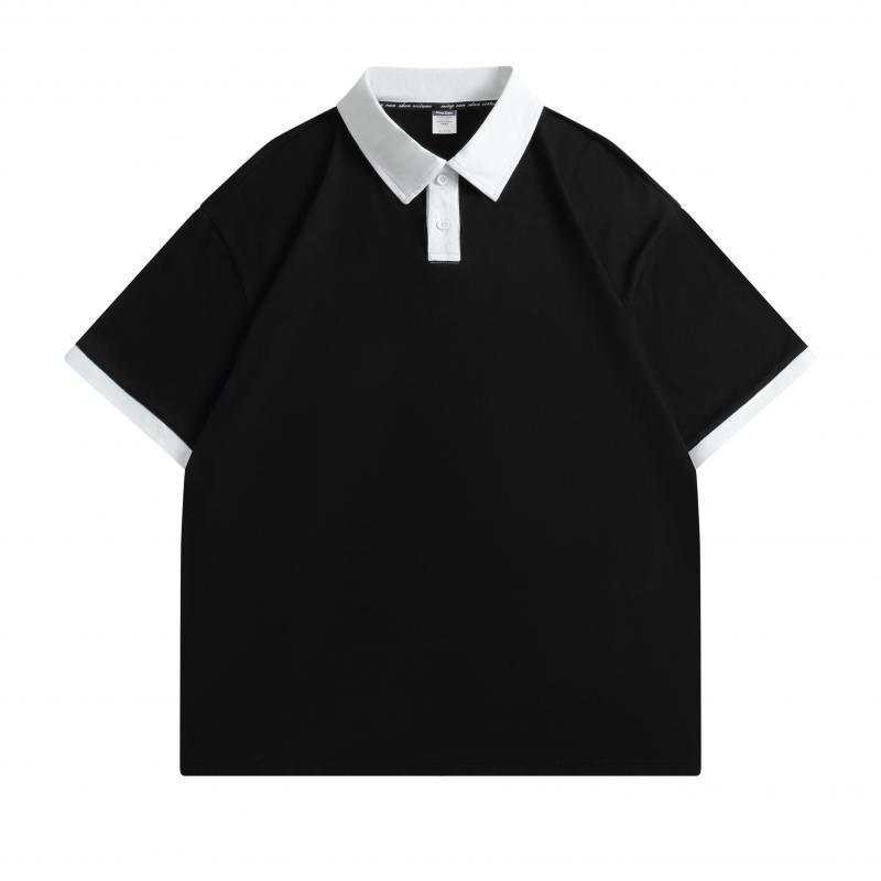 Custom Polo Collar Team Shirts: Summer Short Sleeve Uniform for Men & Women XXXXL