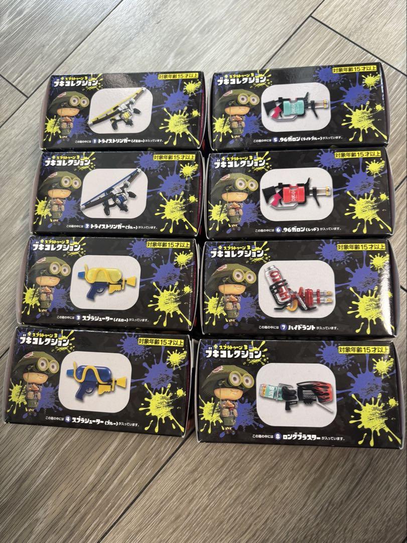 

[Б/У] Коллекция Splatoon Bukichi - всего 8 видов