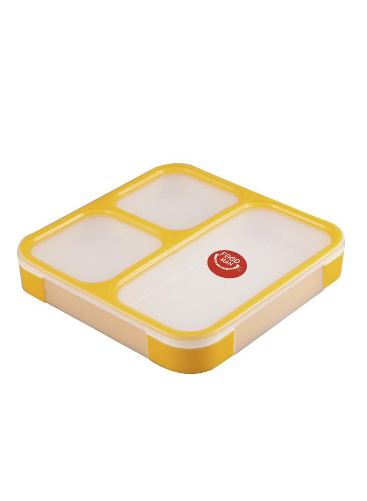 CB Japan Bento DSK Box, Yellow, Slim, Foodman, 800ml,