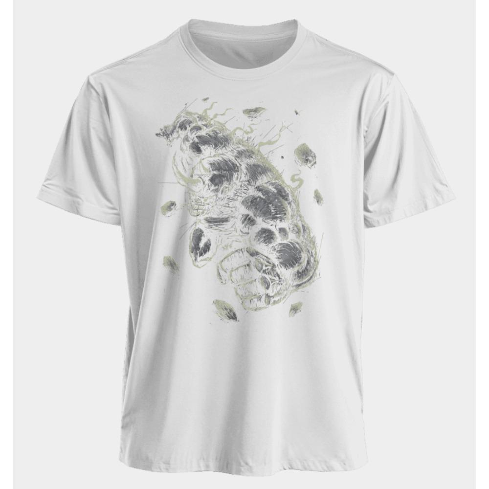 Herren- und Damen-T-Shirts Rhino Sommer Amerikanischer Frühling und Herbst Klassische Sportbekleidung Harajuku Übergroß Kurzärmlig