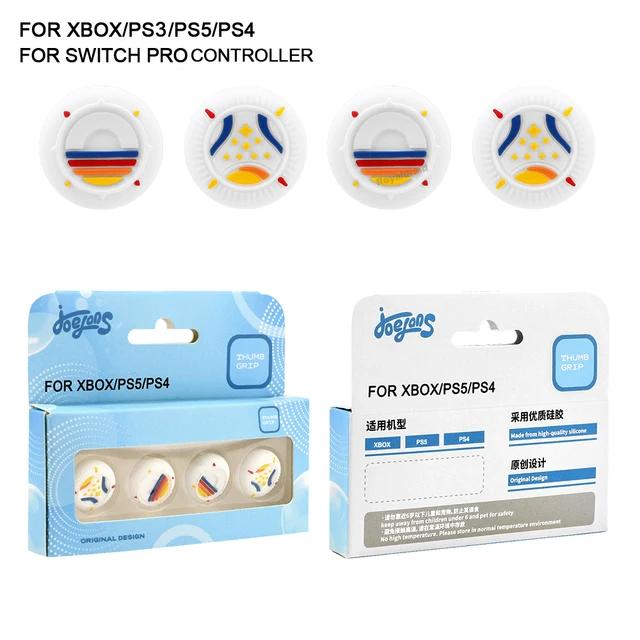 

4шт. Звезда силиконовый чехол для джойстика чехол для PS5 PS4 PS3 Xbox для Switch Pro контроллер силиконовый защитный чехол