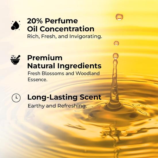 Moody Premium Woodland Blossom Owocowy Perfum dla Kobiet | Długotrwały Zapach do 8 Godzin | Luksusowy Zapach EDP z 20% Olejkiem Perfumowym, 100ml