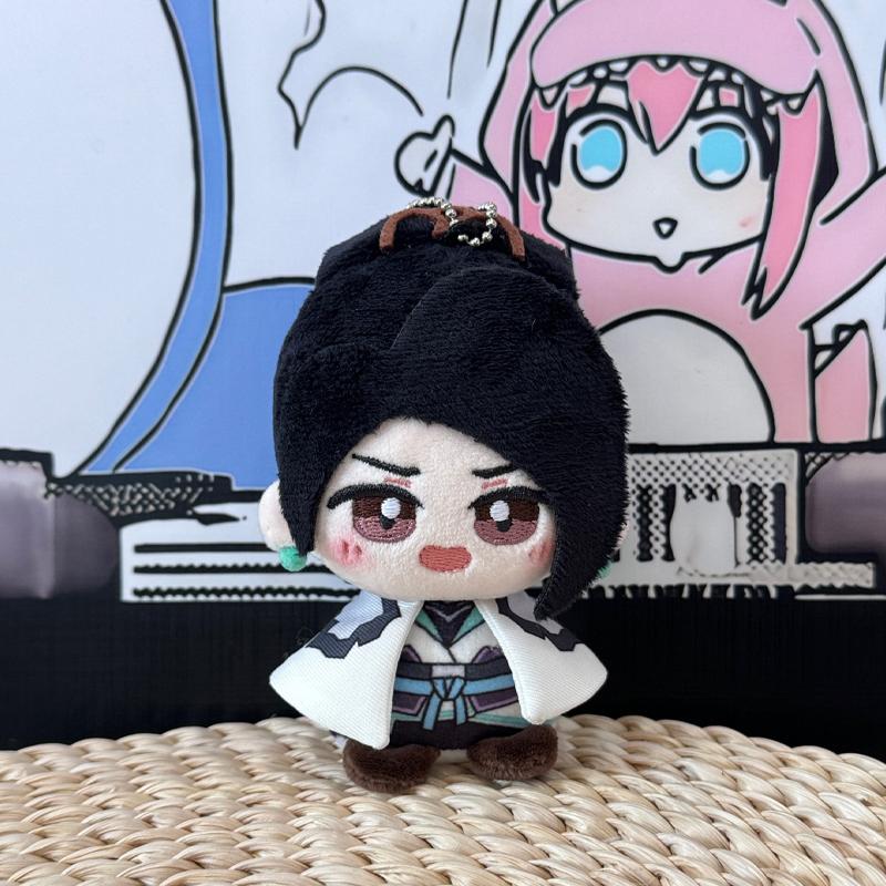 10cm Neuer Spiel-Schlüsselanhänger Cosplay Rucksack Dekor Spielzeug Plüschtier Valorant Clove Sage Jett Valoran Baumwoll-Anhänger Geschenk Plüschtiere 10cm