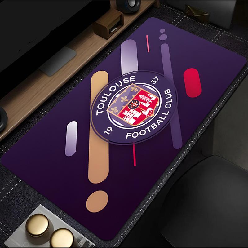Toul-ouse Crest Design Mouse Pad, Rubber Base, Mouse Pad for Gamers and Office Use, Gaming Desk , Easy To Clean Mat Christmas fan gifts