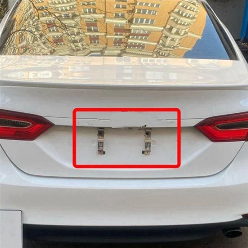 A84X-4-Piece Trailer License Plate Holder Clips - Stainless Steel, Spring Loaded, Perfect Trailers And Caravans
