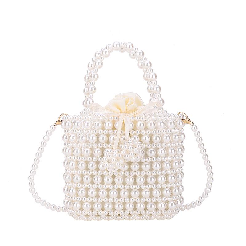 

Маленькая сумка-фея новая 2025 Мори мода маленький ароматный ветер плетеный жемчуг инс портативная сумка-мессенджер с прорезями прилив