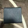 Used PRADA Saffiano Leather Trifold Wallet Black