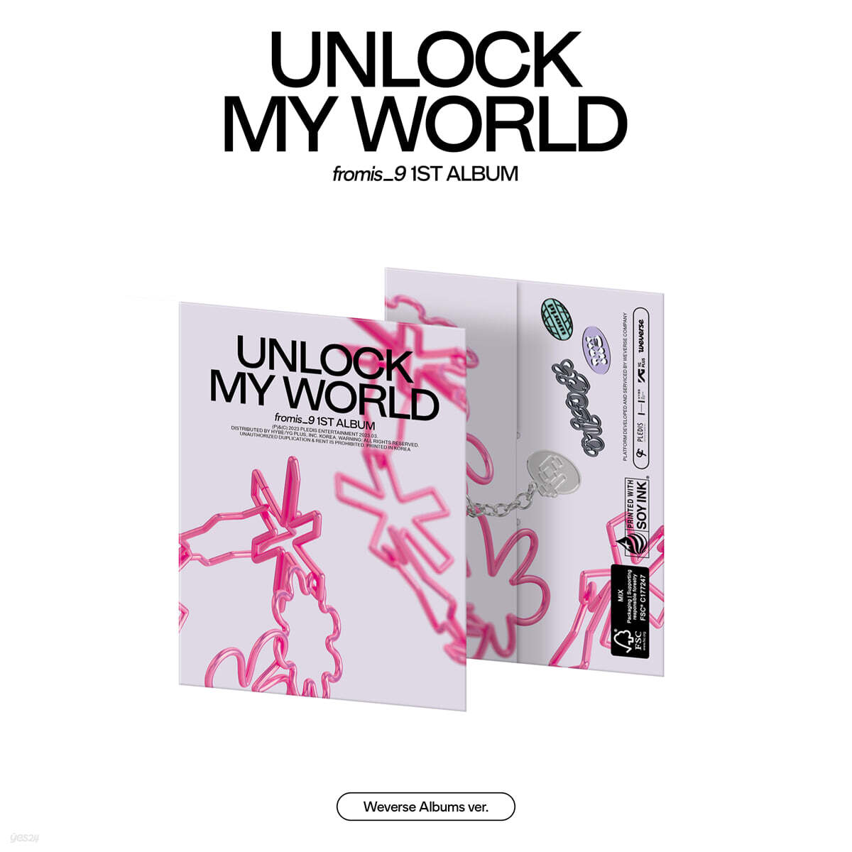 

fromis_9 - fromis_9 1st Album ‘Unlock My World’ [Weverse Albums ver.] [1 out of 8 randomly sent]