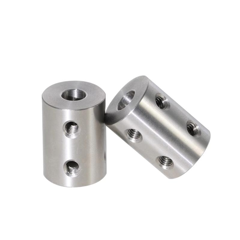 D25L30 10mm/11mm/12mm/12.7mm/13mm/14mm/15mm Stainless Steel Coupling Transmission Adapter Connector Double-hole Rigid Coupling