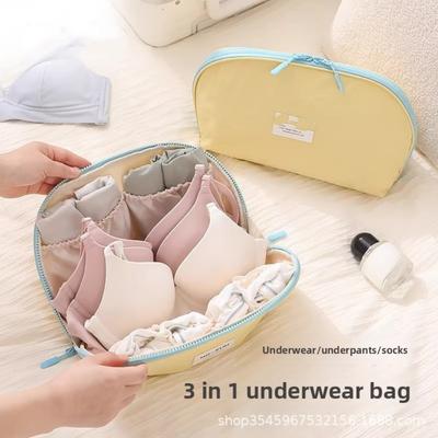 Borsa Portatile 3-in-1 per la Conservazione dell'Intimo da Viaggio, Custodia Organizer Speciale per Calzini e Articoli Intimi