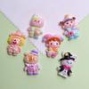 100pcs Kawaii Circus Clown Series Flatback Figurine Flat Back Resin Cabochon Fit Phone Deco Parts DIY Hair Accessories Scrapbook
