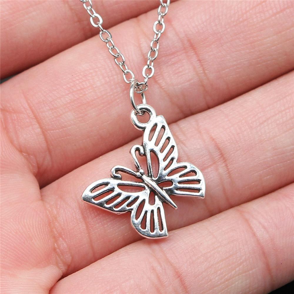 Necklace Chokers 40cm Short Chain Bird Butterfly Kids' Jewelry Materials QN010