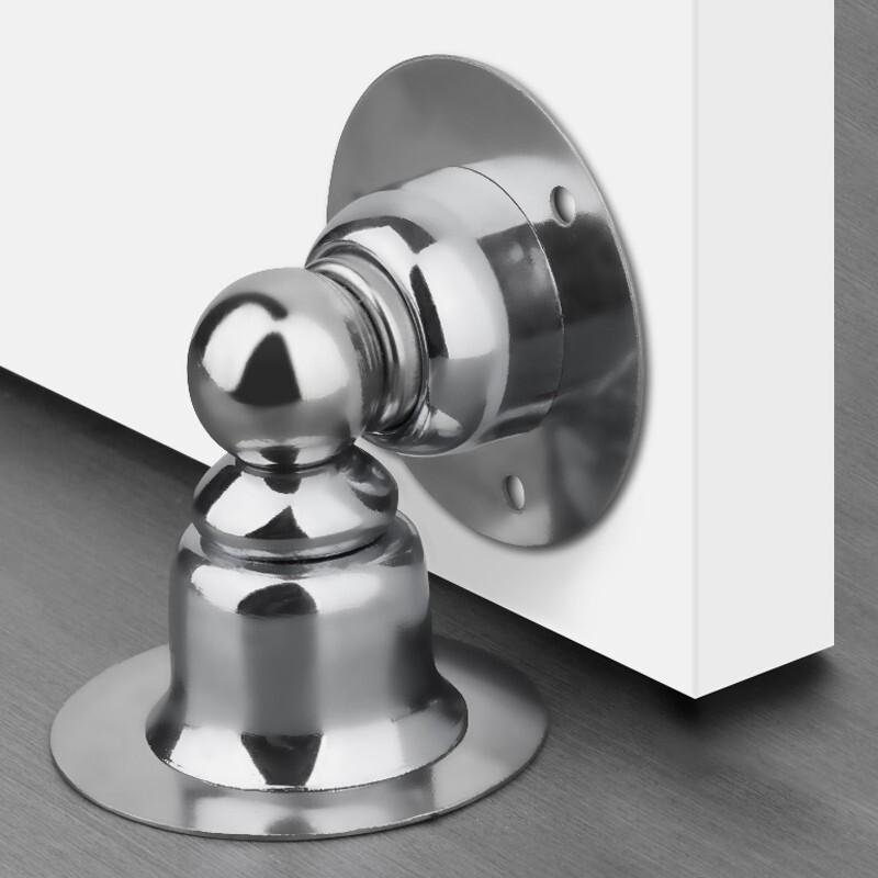 Stainless Steel No-Drill Door Stopper