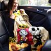 1pc. Always Stay Humble & Kind Sunflower Jack Skellington Sally Cartoon Blanket, Seasonal Home Decor Gift for Friends and Family, Soft Warm