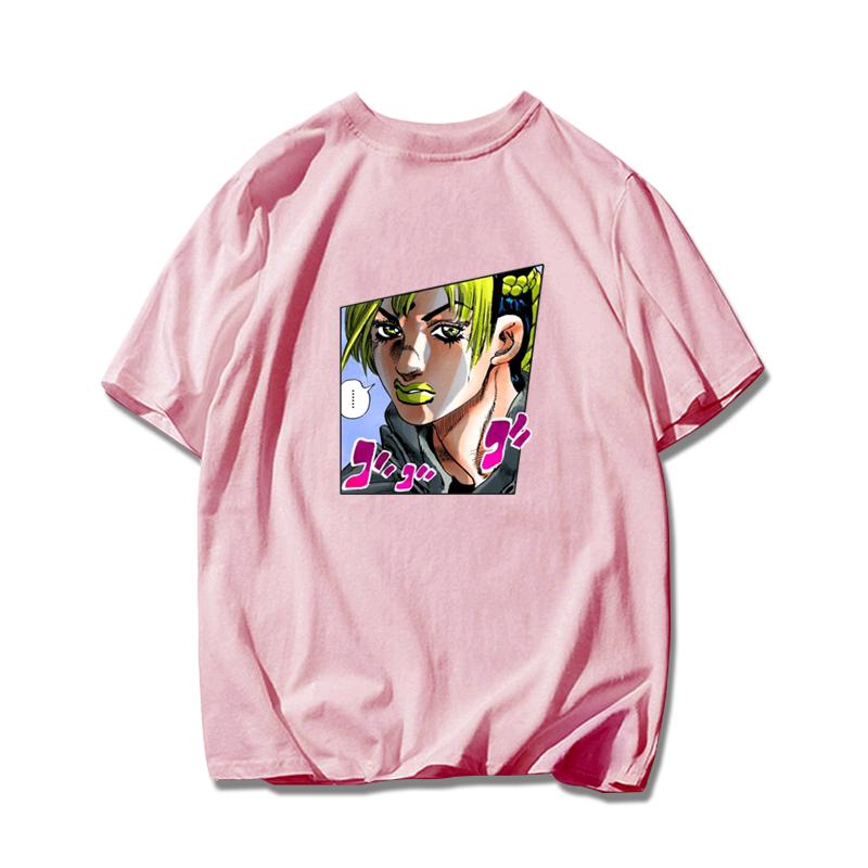 Jojo's Wonderful Adventure Empty Strip Xu Lun Stone Sea Sports Pure Cotton T-shirt Super Hot Men and Women Short-sleeved T-shirt