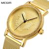 Luxury Business Watches for Men Gold Steel Mesh Strap Men Quartz Watches Waterproof Wristwatch Clock Reloj Hombre 2032