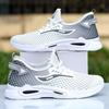Summer new men's shoes soft sole hollow breathable mesh shoes comfortable mesh sports shoes lightweight men's trendy casual shoes
