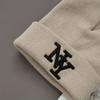 1/2/3Pcs Unisex Winter Beanie Hats, Solid Color Knitted Warm Outdoor Caps With Embroidered Hand Washable
