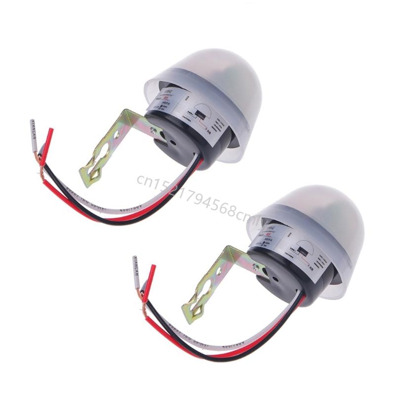2Pcs Waterproof Sensitive Auto Switches 220V LED Light Sensors Switches Tool 6XDE