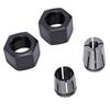 2 Pcs Router Collet Kit Replacement for 1613 1617 1618 1619 Series Routers 2610906283 1 4in and 2610906284 1 2in Router