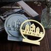 Home House Candle Holder Molds Love House Castings Moulds Candlestick Silicone Molds Plasters Molds for Home Decoration