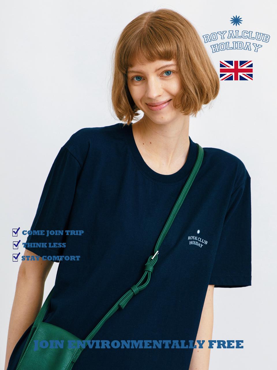 Royal Club Holiday Rch Logo Short Sleeve T-Shirt Navy Navy/M