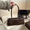 Texturierte Retro-Damen-Neue Schleife Lässig Temperament Modisch Frühling Tragbar Baguette Schulter Achseltasche