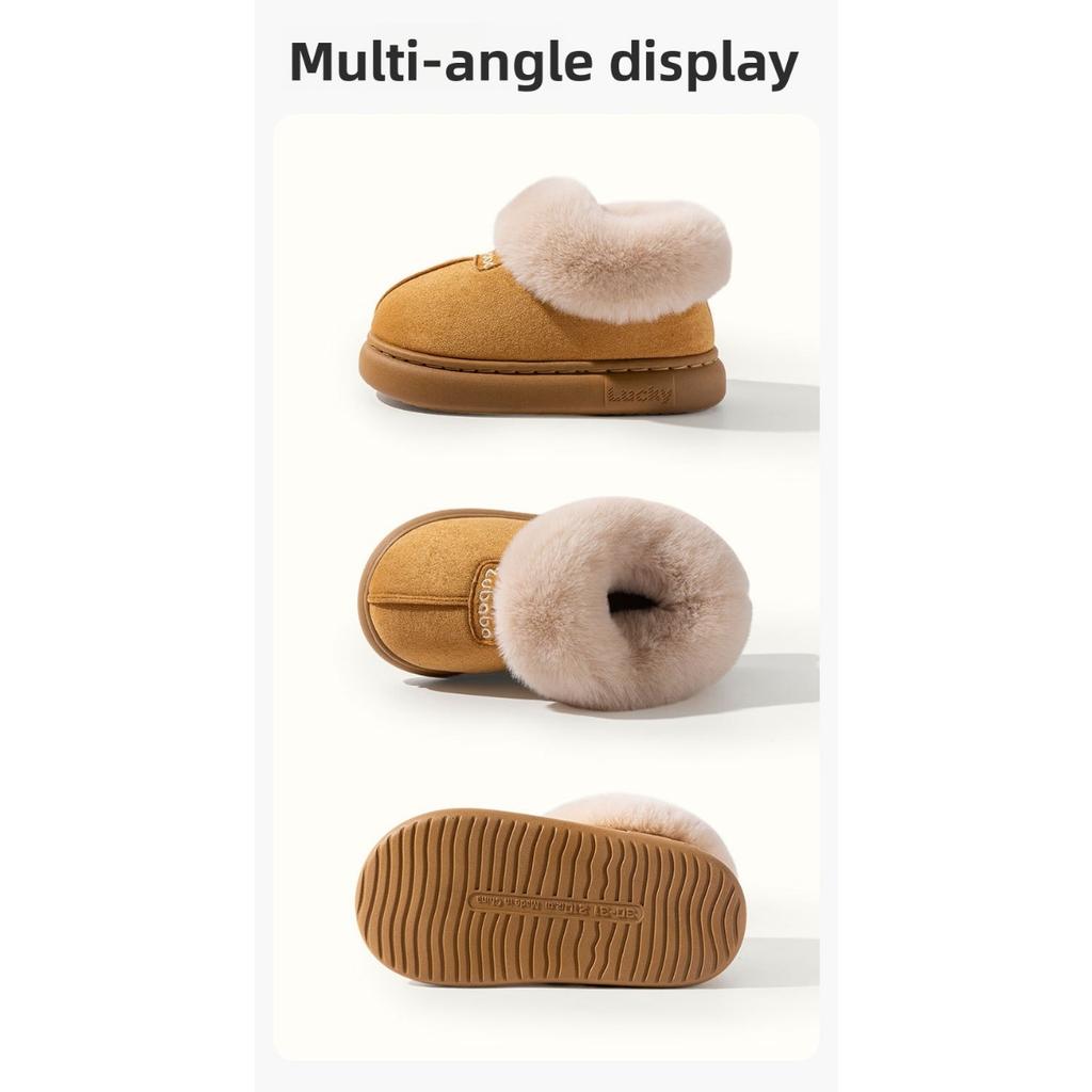 Barnas bomullssko for vinteren, egnet for både gutter og jenter til å bruke inne og ute, mellomstore barnas snøstøvler