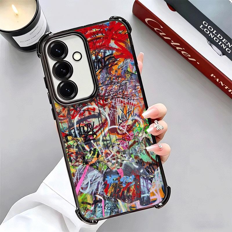 Graffiti Fashion Art Soft Phone Case For Samsung A17 A27 A07 A37 A57 A16 A56 A15 A55 A14 A54 A13 A53 A26 A36 A25 A35 A24 A34 A23