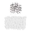 100pcs Clear Tealight Cup Heart Wax Shaping For DIY Scented Candle