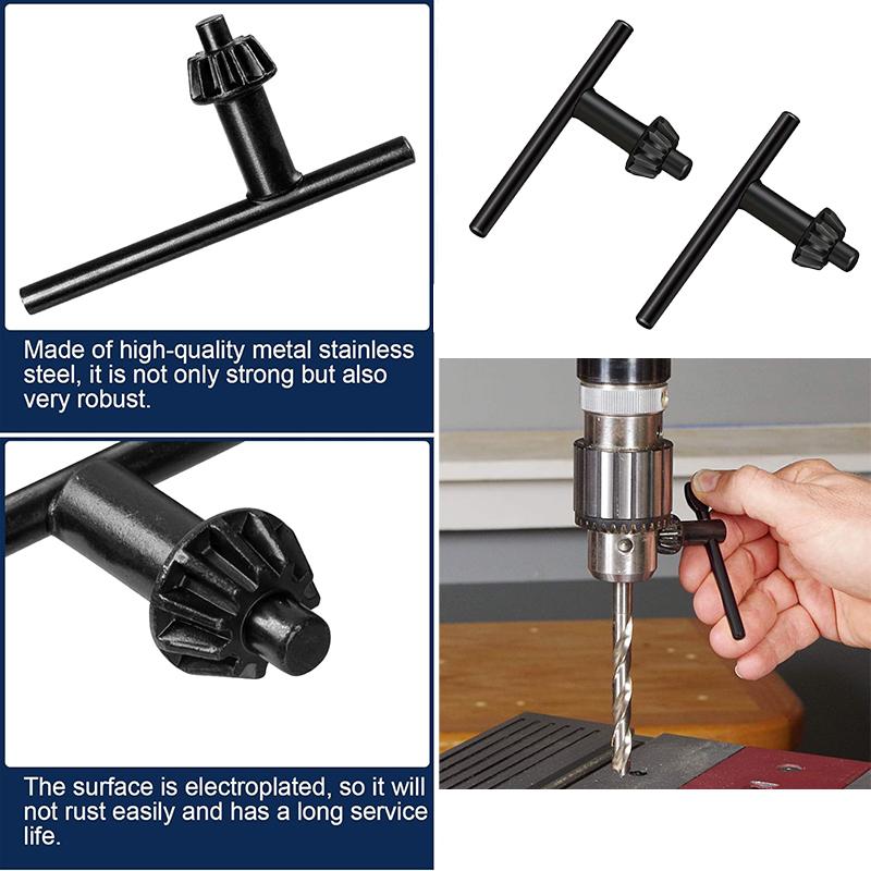 Drill Bit Chuck Key Universal Chuck Key Drilling Electric Tool Replacement Chuck  Chuck Key Elastic Shaft Grinder  Chuck Key