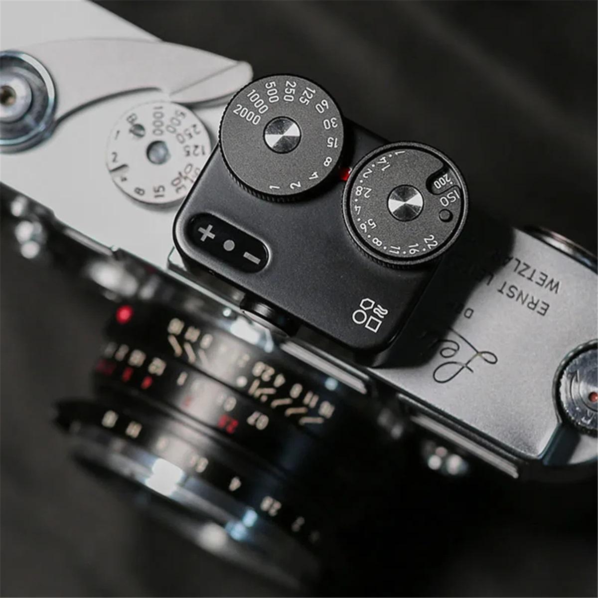 Hot Shoe Light Meter Double Reverse 120/135 Rangefinder For Leica Black