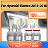 40000LM LED Car Headlight Bulbs H7 H11 Auto LED Headlamps High Low Beam For Hyundai Elantra 2013 2014 2015 2016 2017 2018