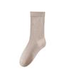 Women's Summer Pure Cotton Sweat Absorbent Deodorant Boneless Moon Son Medium Long Tube Socks