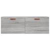 Wall Cabinet Gray Sonoma 100 x 36.5 x 35 cm Particleboard
