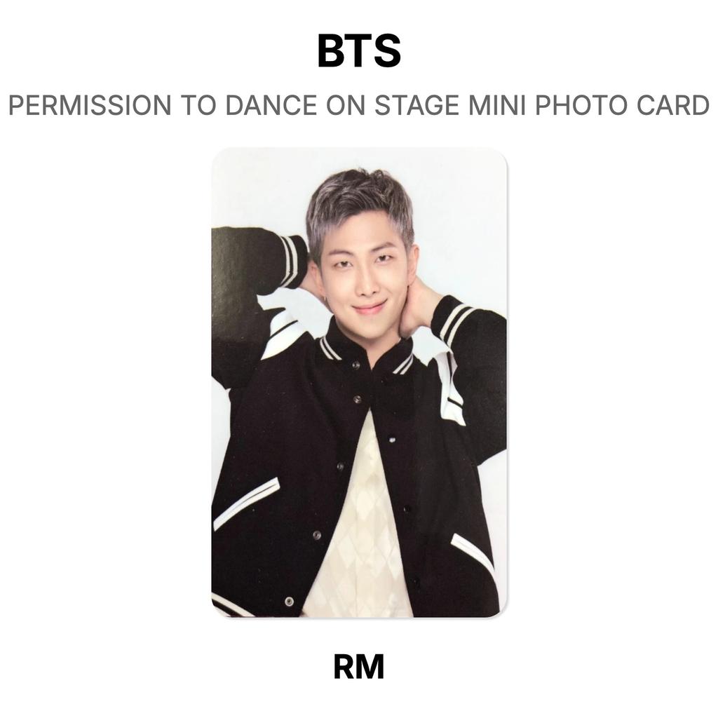 BTS PERMISSÃO PARA DANÇAR NO PALCO MINI CARTÃO FOTOGRÁFICO Fotocarteira Oficial