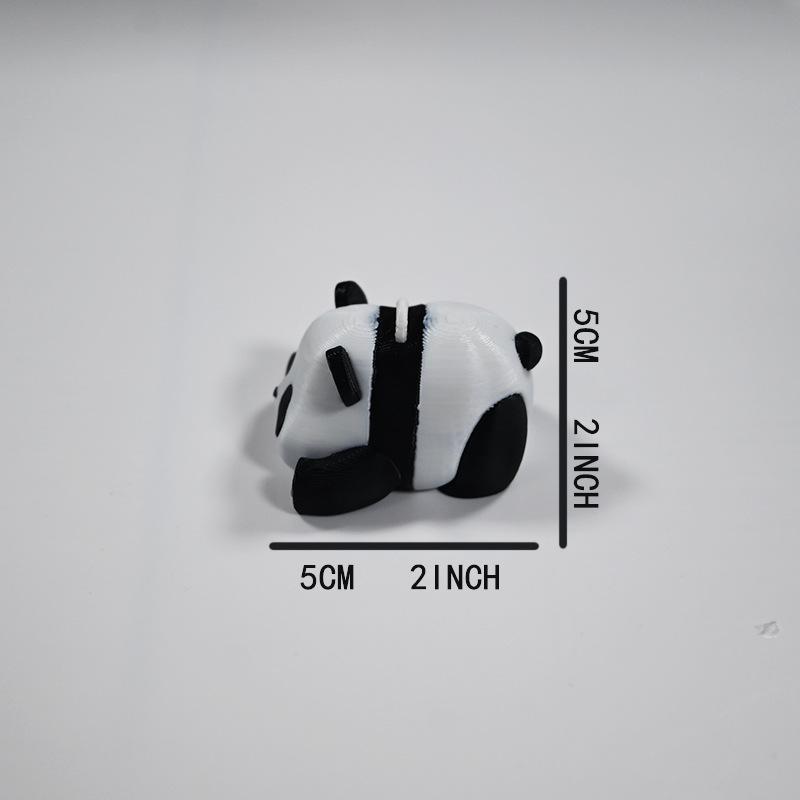 Creative Panda Ornament: Resin Flower Pot & Fish Tank Décor