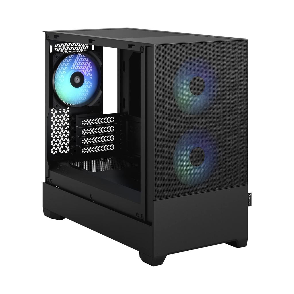 Fractal Design Pop Mini Air RGB Black TG Clear Tint Mini Tower PC Case CS8072 FD-C-POR1M-06