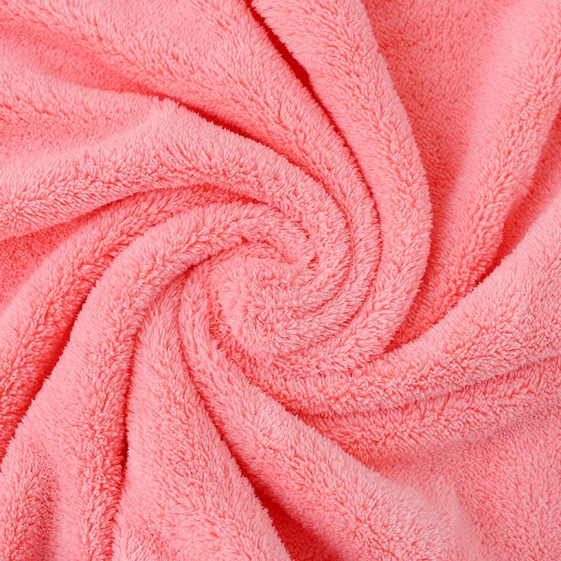 Plush Coral Fleece Bath Towel Set Ultra Soft High Absorbent Quick Dry Towel for Face Body Skin Friendly Home Bath Accessories