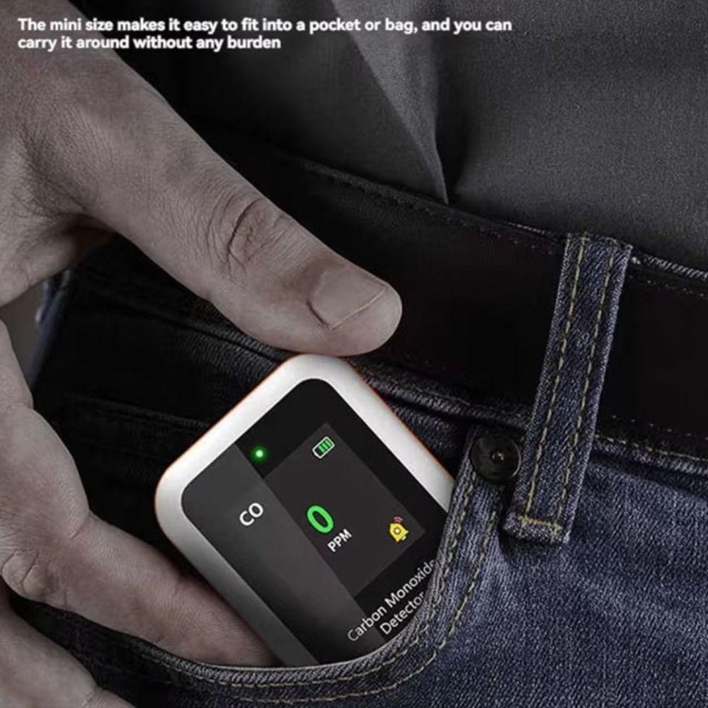 High Definition Carbon Monoxide Detector High Sensitivity Air Quality Monitor  Indoor Outdoor