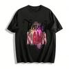 Blessed Mama Heart Leopard Print Casual Short Sleeve T-Shirt Pure Cotton T-shirt