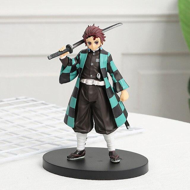 Anime Kimetsu No Yaiba Figure Toy Mh Look Up Demon Slayer Kamado Tanjirou Kamado Nezuko Action Figure Model Doll Toys