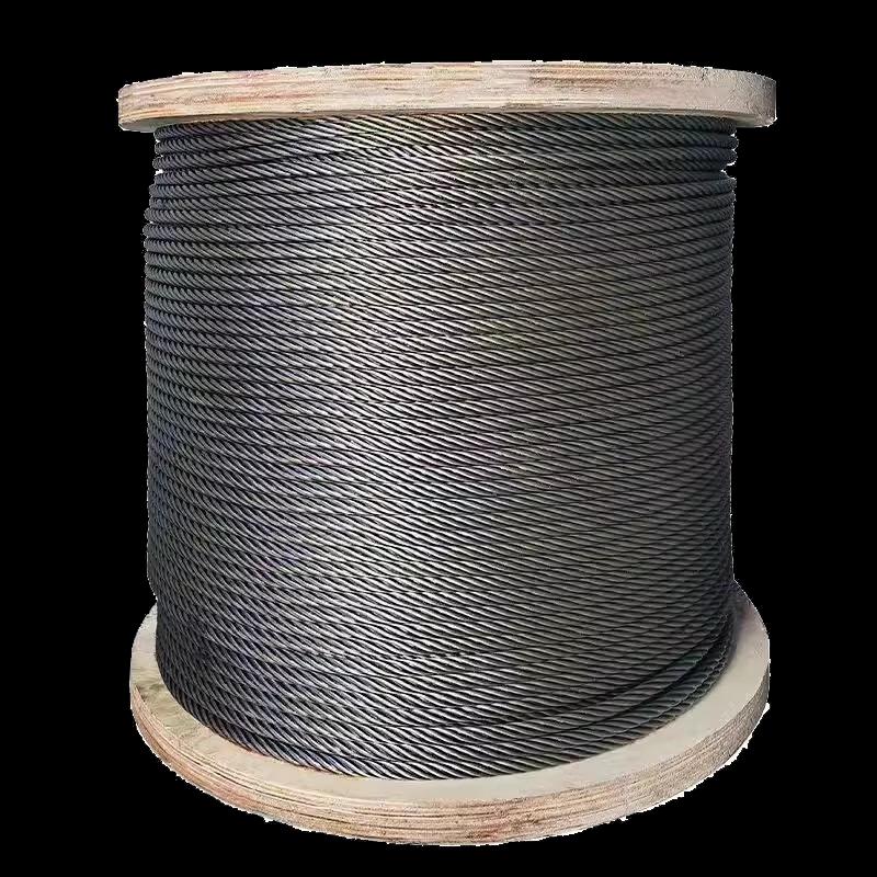 Hantian Steel 8mm Oil-Coated Soft Wire Rope (6x19+FC)
