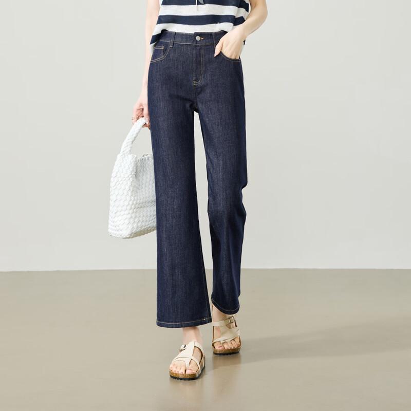 ESE-Y Women s Fade-Resistant Cropped Flare Jeans 27